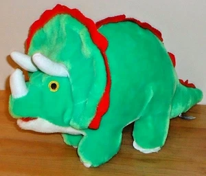 TRICERATOPS DINOSAUR 16"L stuffed plush by B.J. Toys - Picture 1 of 3