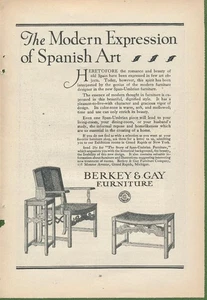 Anuncio de revista - 1917 - Berkey & Gay Furniture Co., Grand Rapids, MI - Imagen 1 de 1