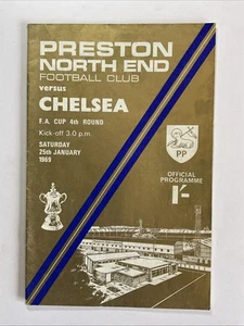 Preston North End v Chelsea;  FA Cup 4th Round,  25th January 1969 - Picture 1 of 3
