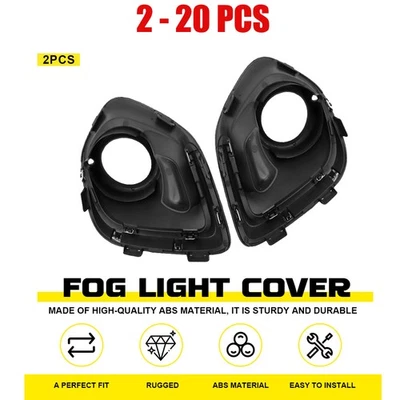 Fit Mitsubishi RVR SE Fog Light Assy Upgrade Fog Light Cover Black+Chrome 2-20X — 第 1/4 张图片