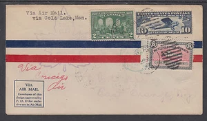 Canada Uni 142, CL40 + US Sc C10 on 1927 Mixed Franking Cover to A.C. Roessler - Picture 1 of 2