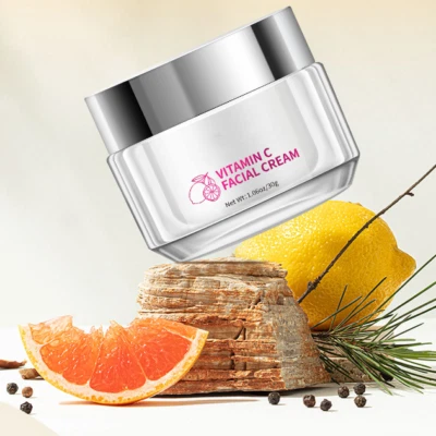 Vitamin C Face Cream Skin Care Dry Skin And Blind Spots Prevention Acne Removals - Image 1 of 4