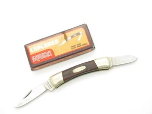 Vintage 1980s 11-377 Explorer Seizo Imai 2.62" Seki Japan Wood Folding Knife - Picture 1 of 10