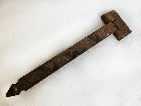 Antique Door Gate Hinge Rusty Metal Old Hardware Rustic Decor Vintage Cover