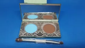 MALLY Evercolor Modern Matte Eyeshadow Duo EARTH (Brown) SKY (Blue) NIB - Picture 1 of 7