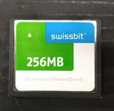 New, Swissbit, SFCF0256H3BI1SA-C-M0-421-DT1, 256 MB COMPACT FLASH CARD - Image 1 of 2