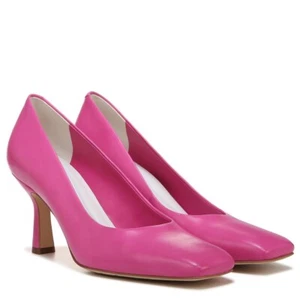 Nuevos zapatos de salón de cuero rosa Franco Sarto para mujer A Flexa Aela - Imagen 1 de 7