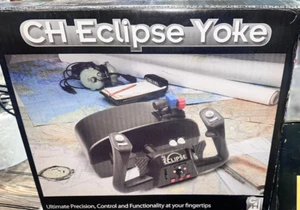 CH Products Eclipse Yoke Flight Simulator Control Stick 200-616 - Picture 1 of 4