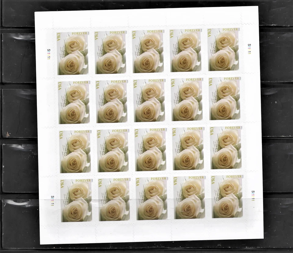 USA 2023  Forever Mint  Sheet of 20 Wedding Roses  Condition  Very Fine FV 15.60 - Image 1 of 1