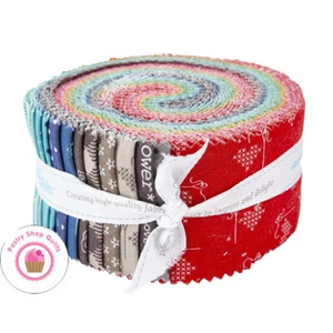 Riley Blake BEE BASICS Jelly Roll ROLIE POLIE 40 2.5" strips Quilt FABRIC - Picture 1 of 5