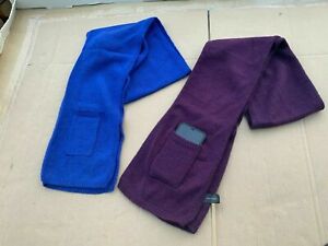 John Lewis Lovely Soft Winter Scarf Blue Purple New rrp £25 iPod Phone Xmas Gift
