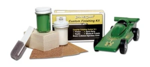 PINECAR CUSTOM FINISHING KIT P412 RACING GREEN & BUYER GUIDE, NEW IN PACKAGE - Bild 1 von 2