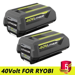 1-2Pack For Ryobi 40Volt Battery High Capacity Li-ion OP4060 OP40602 6.0Ah - Picture 1 of 19