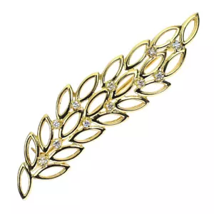 Mikimoto K18YG diamond brooch 0.25ct - Auth free shipping from Japan- Auth SELBY - Picture 1 of 4