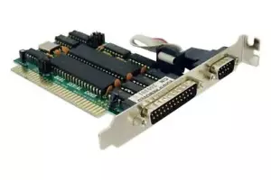 Brand New ISA 8-Bit Multi I/O Serial Card 9 Pin + 25 Pin (DB9 Male & DB25 Male) - Picture 1 of 1