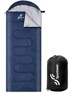 XL Cold Weather Sleeping Bag - Ideal for 4 Season Camping Hiking and Backpacking - Picture 1 of 8