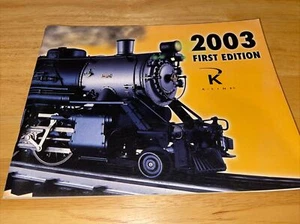 K-Line Electric Model Trains 2003 First Edition Catalog O & O-27 Gauge Railroad - Picture 1 of 3