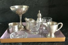 Art Déco Kelch Eisbecher Hotelsilber German Silver Sheffield England antik