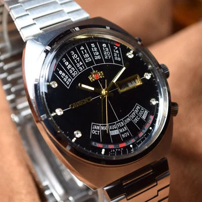 Automatic Mens Watch Orient College Perpetual Multi Year Calendar Japan - Image 1 of 4
