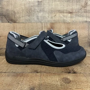 DREW Buttercup Women's Sz 11 M Orthopedic Shoes Navy Blue Mary Jane Casual Flats - Picture 1 of 12