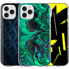 Silicone Cover Case Pattern Geometric Abstract Random Green Yellow Star Art