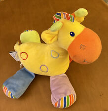 First Impressions Multi-Color Giraffe Beanie Plush 10"