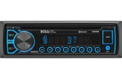 Boss Elite 550B Single DIN Bluetooth CD Receiver with USB and AUX - Image 1 of 4