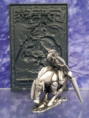 Tarjeta y figura de efecto 3D Kazuki Takahashi Yu-Gi-Oh 1996 Gaia el caballero feroz  Foto 1 de 3