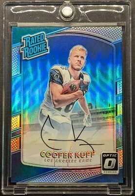 COOPER KUPP Rookie Auto 2017 Optic Rated Rookie Silver Holo Prizm RC SP /99 - Image 1 of 4