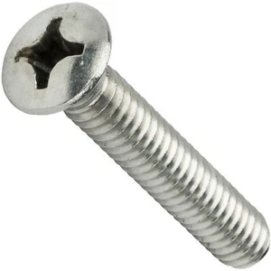 1/4-20 x 4" Phillips Oval Head Machine Screws Stainless Steel 18-8 Qty 10 - Picture 1 of 7