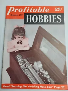 Profitable Hobbies Magazine from November 1949 Interesting Ads - Imagen 1 de 4