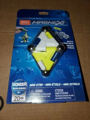 Mega Construx Magnext Mag-Star Set Wonder Builders 20 PCS [New] - Image 1 of 2
