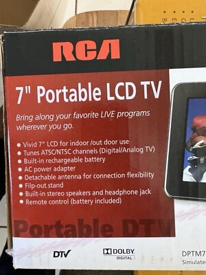 Portable 7” LCD TV - Image 1 of 3