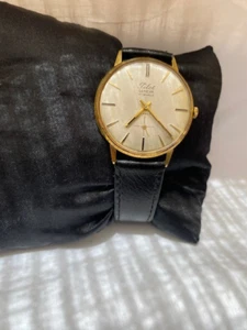 Pilot Geneva Mens Swiss Made Vintage 17 Jewels Incabloc Leather Strap Watch - Picture 1 of 12