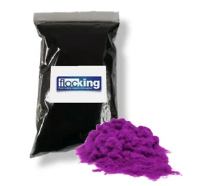 Flocking Fibres Purple - 0.5SQM Coverage - 1mm Nylon Flock Professional Finish - Picture 1 of 12
