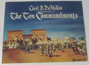 The Ten Commandments, Official Film Souvenir Program - 1956 Yul Brynner Charlton - Foto 1 di 3