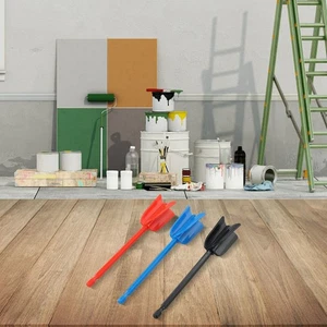 Paint Drill Attachment Three Vibrant Paddles Compatible With Electric Drills - Picture 1 of 12