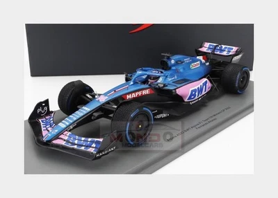 1:18 SPARK Renault F1 A522 Alpine Bwt #14 Monaco Gp 2022 Alonso +Showcase 18S750 - Image 1 of 2