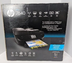 HP Envy 7640 Wireless All-In-One Inkjet Photo Printer Copier Scanner Brand New - Picture 1 of 9