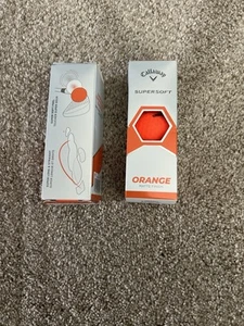 Calloway Golf Balls Super soft Orange 2 Sleeves Of 3 6 Total - Picture 1 of 2