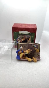 Hallmark Andenken Christbaumschmuck 2001 Daniel in der Löwenhöhle Bibel - Bild 1 von 7