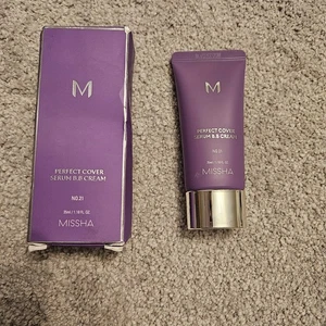 MISSHA M Perfect Cover Serum BB Cream No. 21 Light Beige 35ml / 1.18 fl oz – NIB - Picture 1 of 5