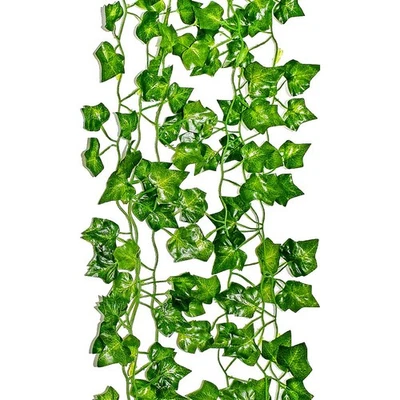 6 FT LEFV Ivy Garland Artificial Vine Plant Sweet Potato Leaf Foto 1 de 4