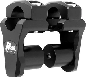 Rox Black BMW 800 KTMs Dual Sport 1 3/4 Pivoting Handlebar Riser For 1 1/8 Bars - Bild 1 von 1