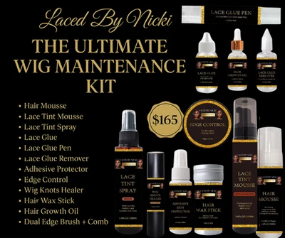 Kit de mantenimiento de peluca Laced by Nicki 13 piezas Foto 1 de 4