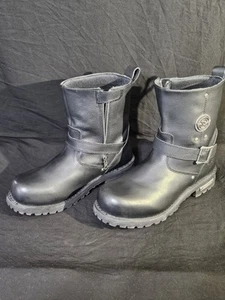 Riding Boot Milwaukee Leather Men's 6"Classic Round Toe Wide 11.5 EEE - Picture 1 of 7