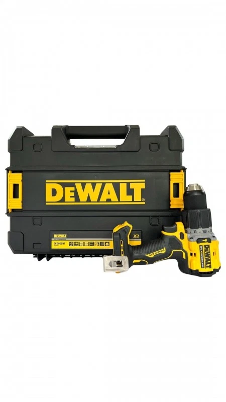DeWalt DCD805NT Akku-Schlagbohrschrauber Solo 18V Li Akku/Ladegerät im Koffer - Bild 1 von 1