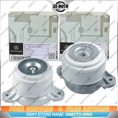 2Pcs Engine Motor Support Mount Front L&R FOR Benz C300 C350 GLK350 - Image 1 of 4