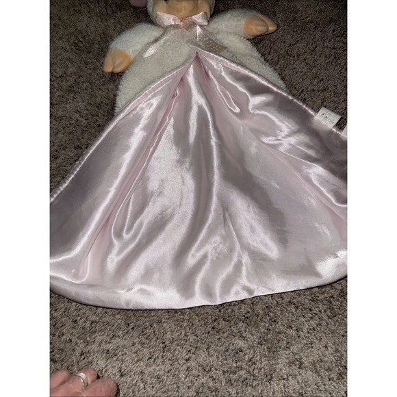 Manta de seguridad Gerber Sherpa y cordero satinado oveja Lovey tamaño grande 24" Foto 1 de 2