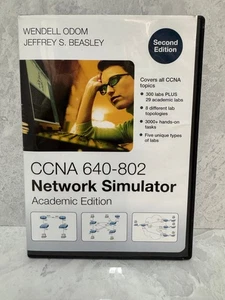 CCNA 640-802 Network Simulator Academic Edition 2nd Edition by Wendell Odom & Je - Imagen 1 de 6